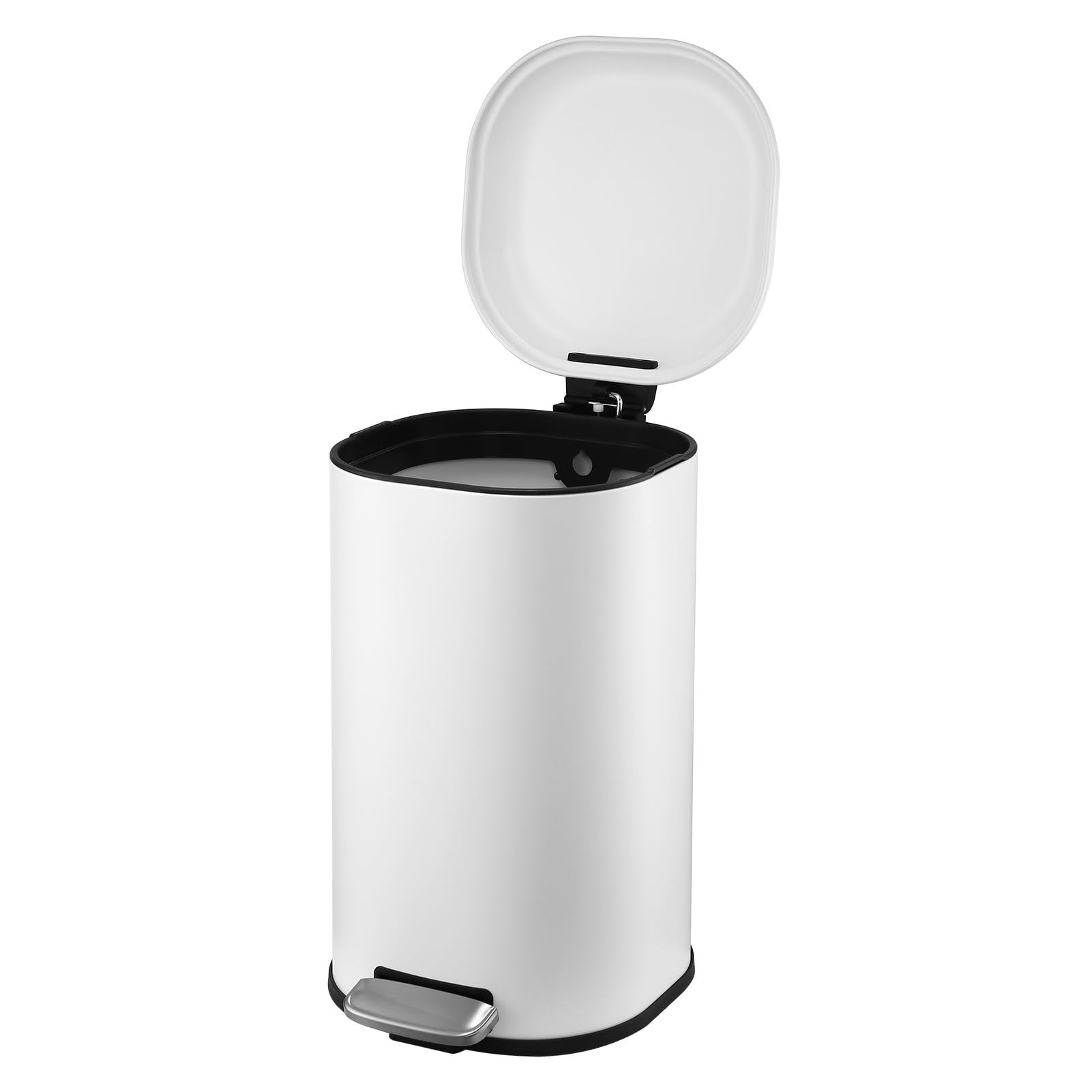 Garvee 8 Gallon 30L Fingerprint Proof Stainless Steel Kitchen Trash Can with Soft-Close Lid