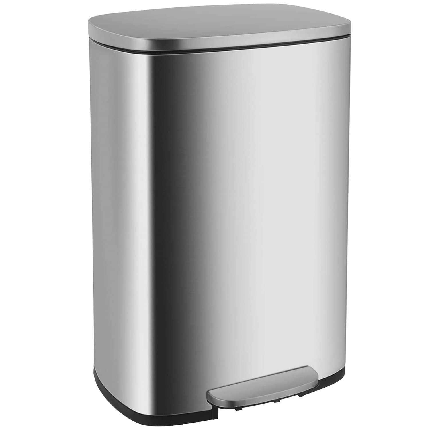 FDW 13 Gallon Garbage Can with Lid for Kitchen Fingerprint-Proof Brushed Stainless Steel
| FDW 50 L Trash Can for Offic