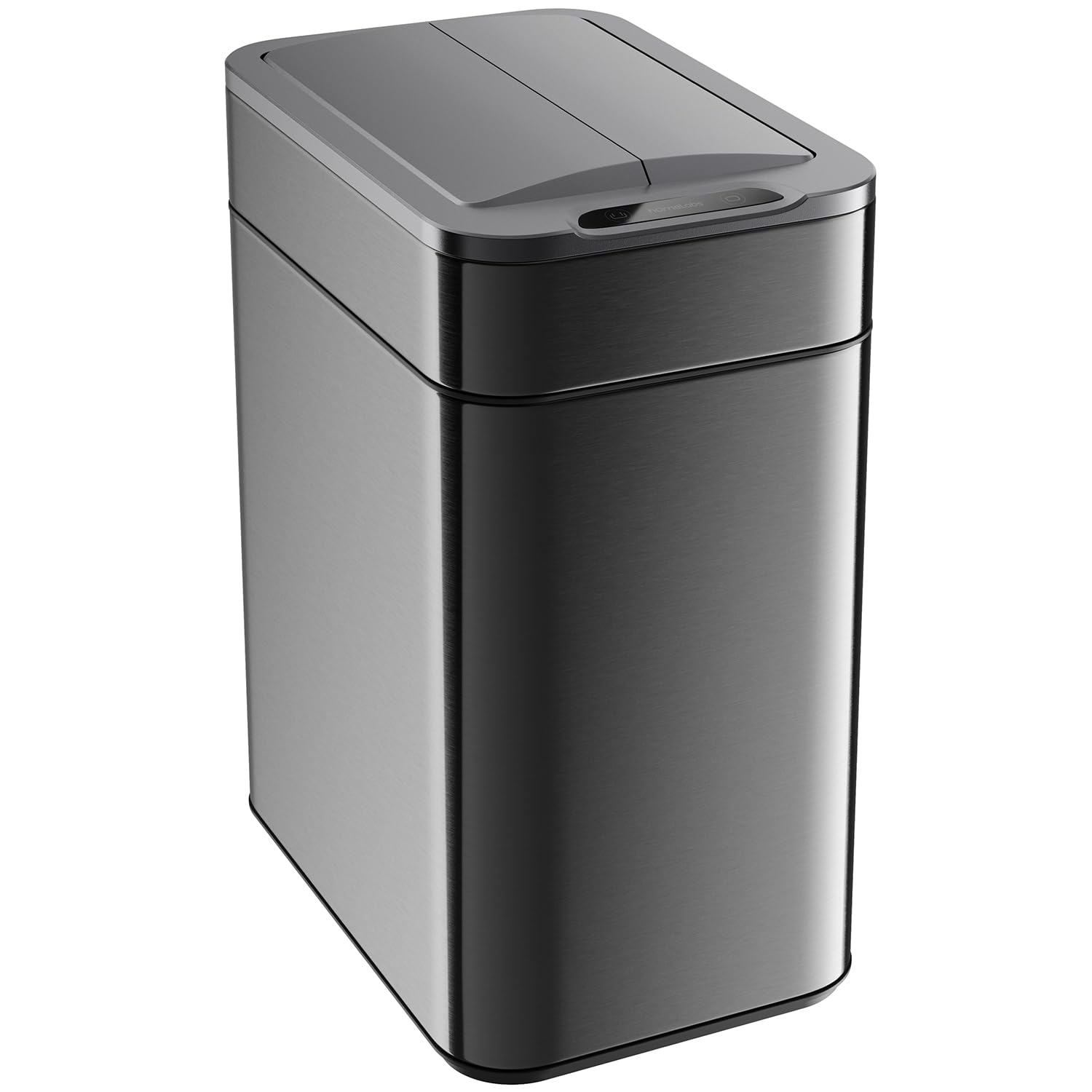 HOMELabs 13 Gallon Kitchen Trash Can - Space-Saving Design for Small Spaces, Easy to Clean, Retractable Automatic Senso