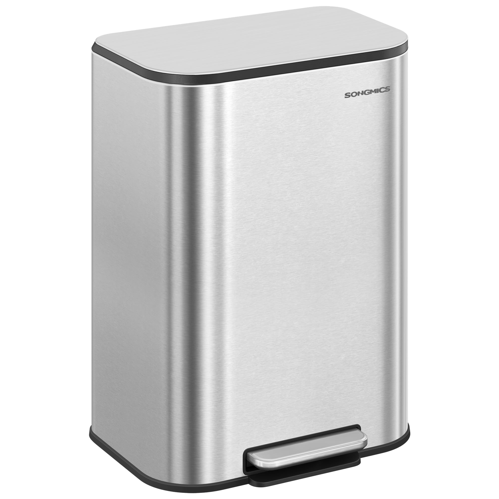 SONGMICS 13-Gallon Kitchen Trash Can for Kitchen ULTB547B01
SONGMICS Wide Non-Slip Pedal 13-Gallon Kitchen Trash Can U