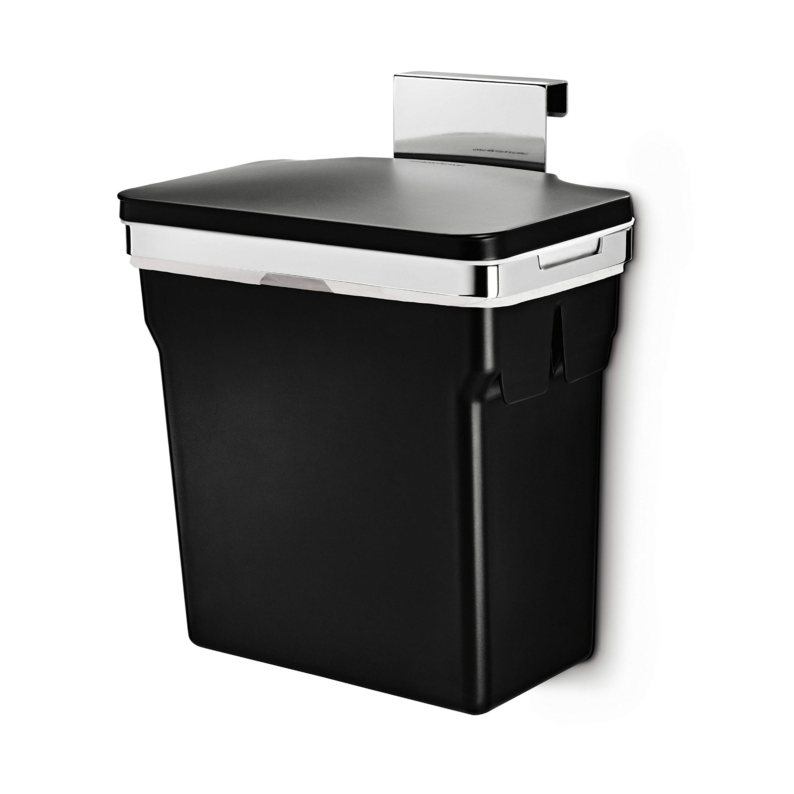 Simplehuman 10 Liter / |6 Gallon In-Cabinet Trash Can for Kitchen Heavy-Duty Steel Frame, Black
Simplehuman 10 Liter /